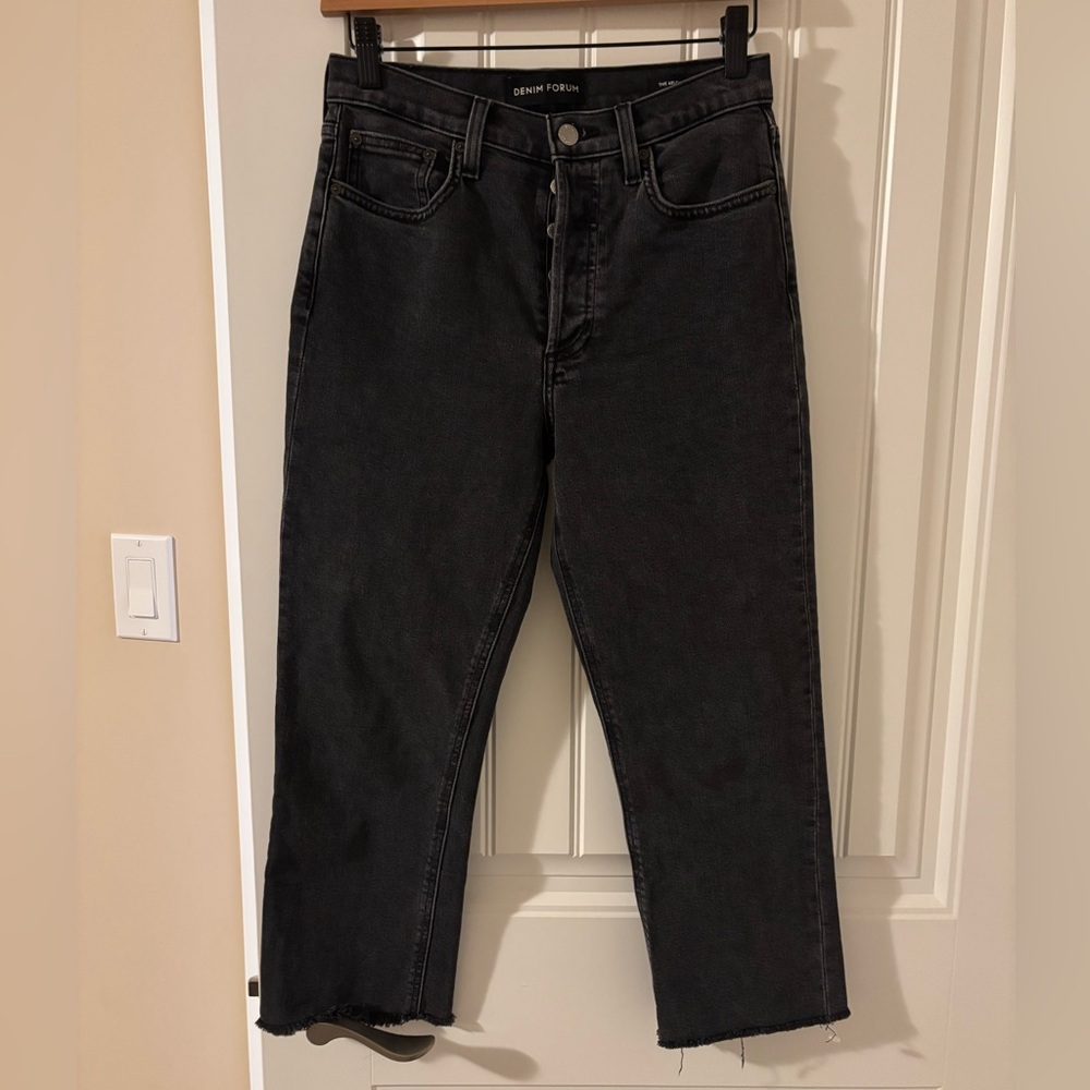 Denim Forum The Arlo High Rise Straight Jeans Size 26